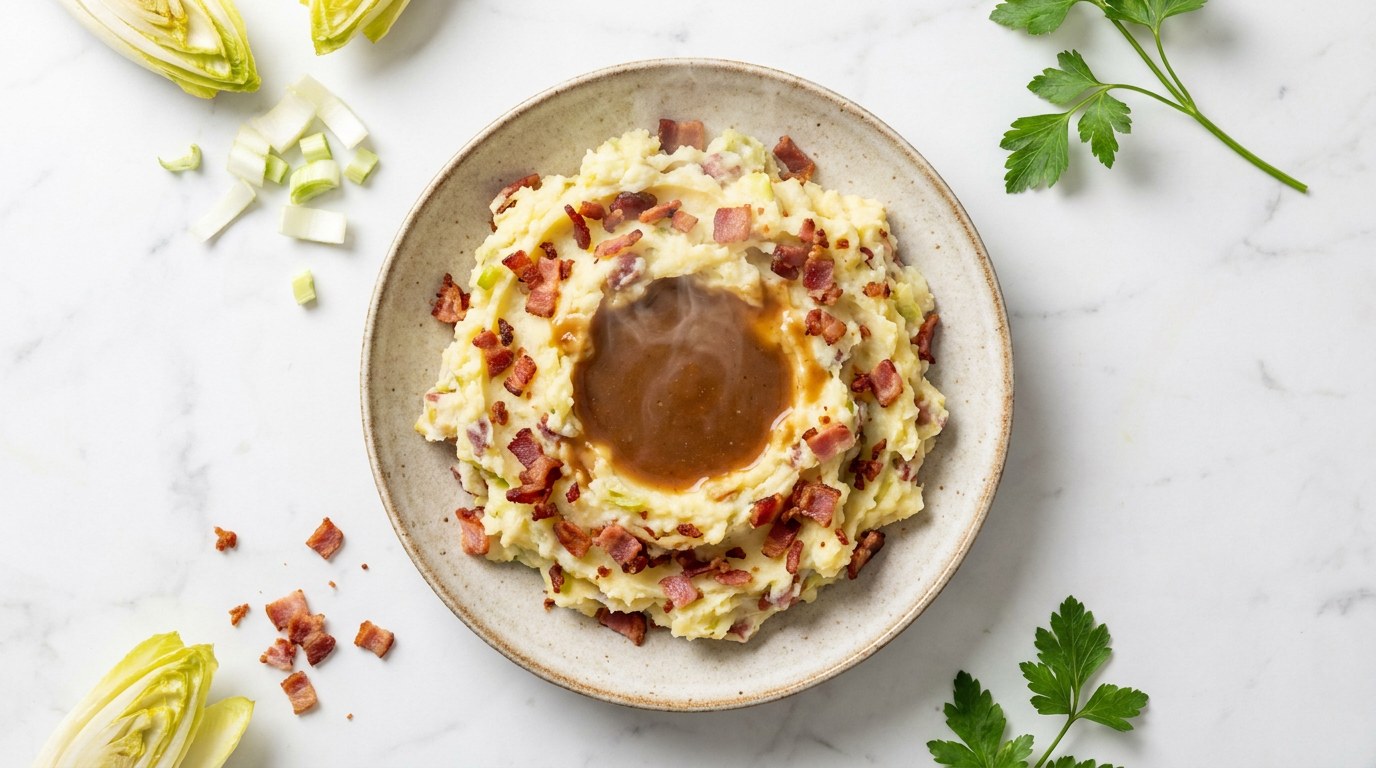 Endive Mash with Bacon