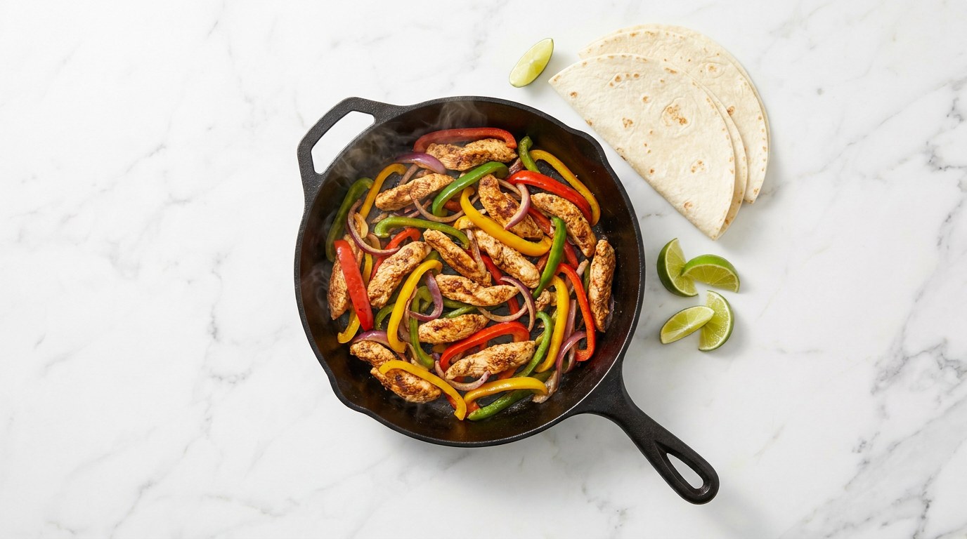 Chicken and Pepper Fajitas