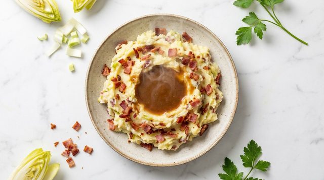 Endive Mash with Bacon