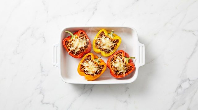 Stuffed Peppers with Mince