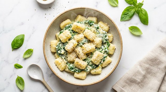 Gnocchi with Spinach and Ricotta