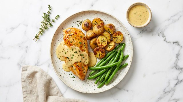 Chicken with Honey Mustard Sauce