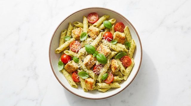 Creamy Pesto Chicken Pasta