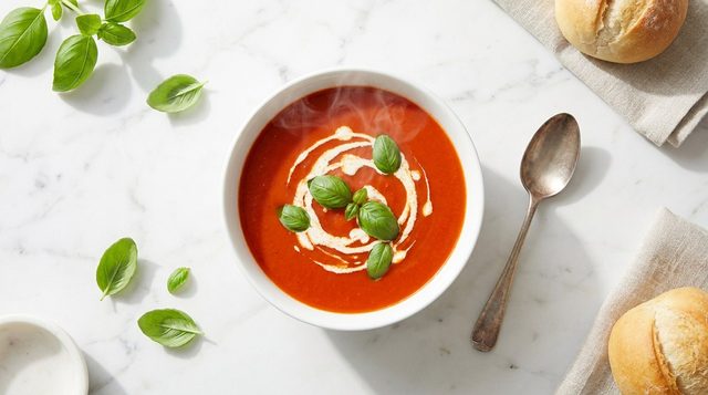 Tomato Soup with Basil