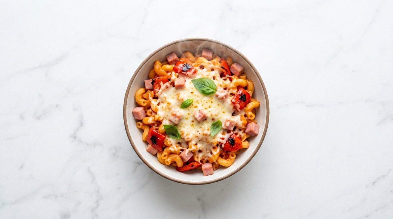 Macaroni met Ham en Kaas