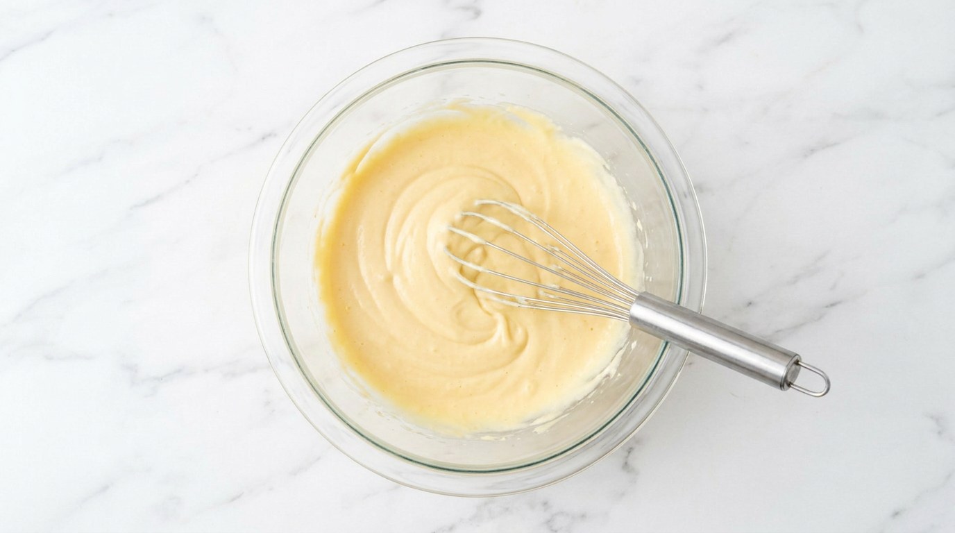 Step 2: Whisk the egg yolks with the sugar until light and stir in the mascarpone.